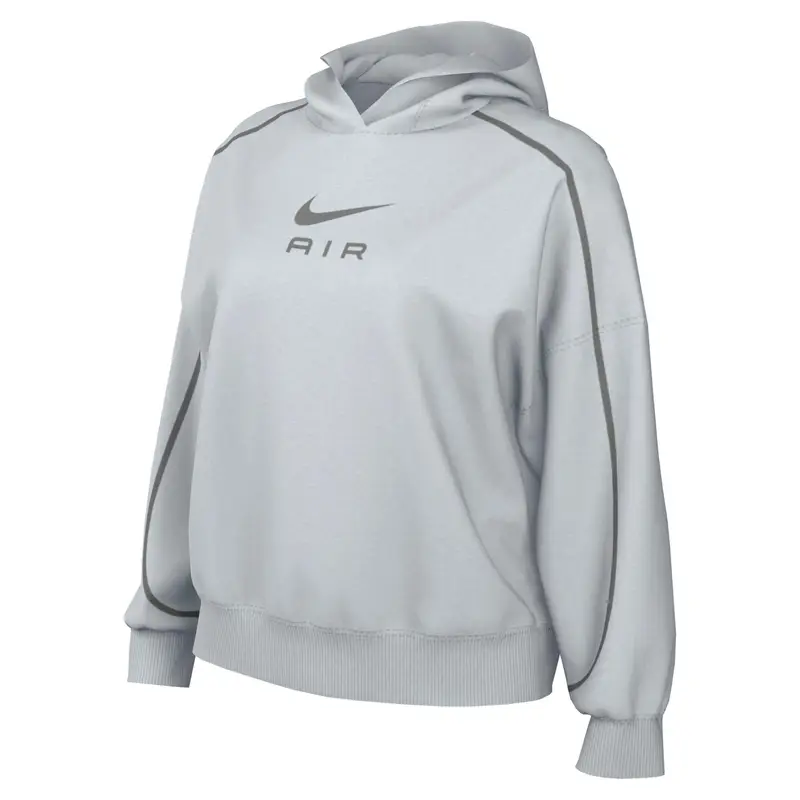 Felpa con cappuccio in pile da donna Nike Sportswear Air Blanc