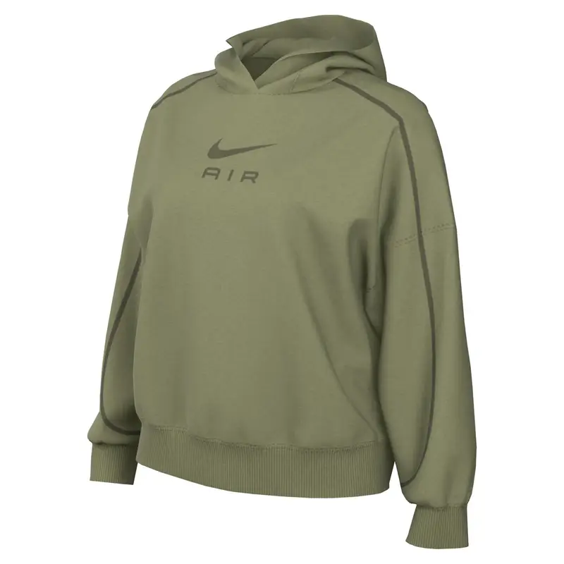 Felpa con cappuccio in pile da donna Nike Sportswear Air Marron