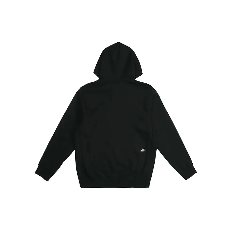 Felpa con cappuccio in pile pullover Nike SB Icon Uomo Felpa Nera AJ9734-010 L miniatura 4