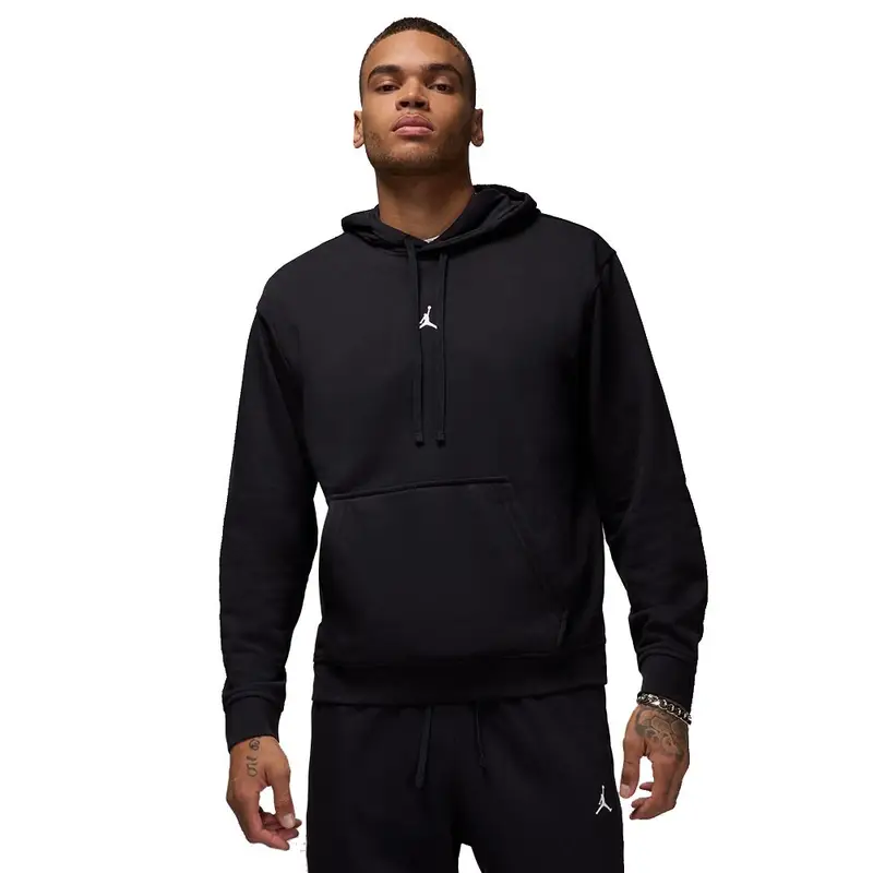 Felpa Con Cappuccio Jordan Logo Centrale Dri Fit Nero Uomo XL