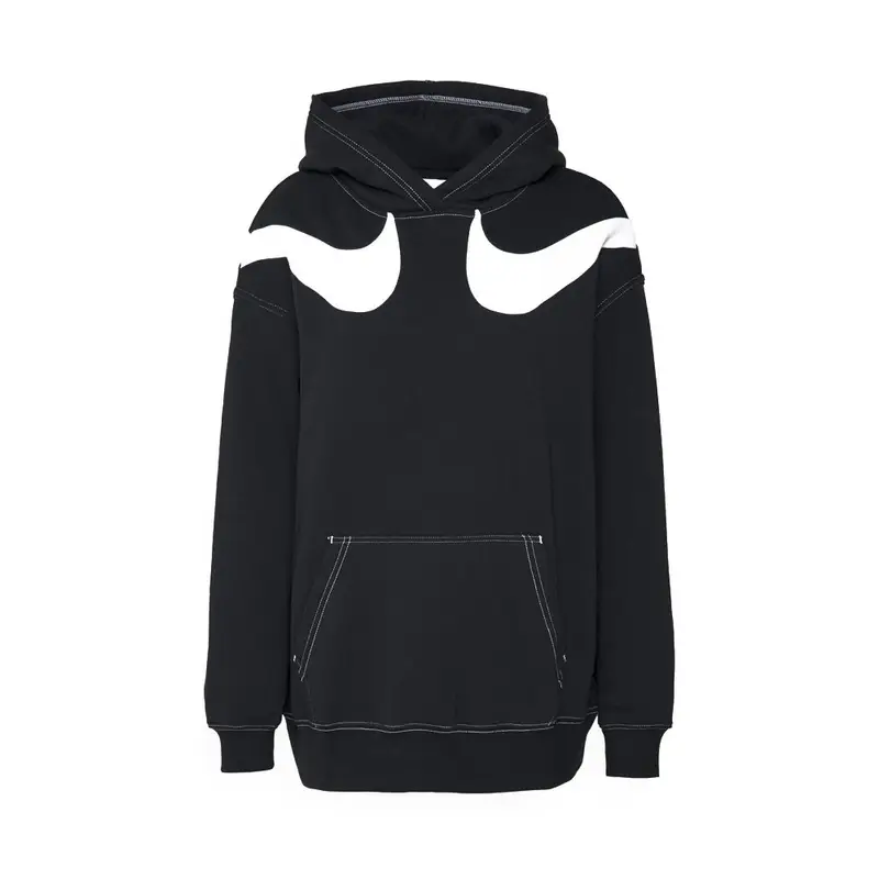 Felpa Con Cappuccio Nero Donna S