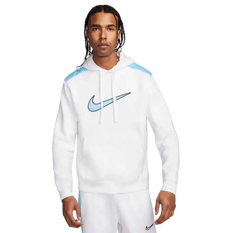 Felpa con cappuccio Nike Blanc
