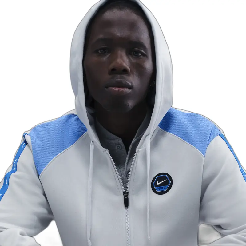 Felpa con cappuccio Nike Blanc