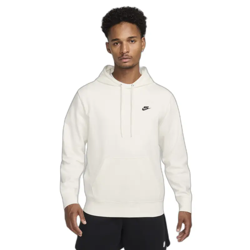 Felpa con cappuccio Nike Club Beige