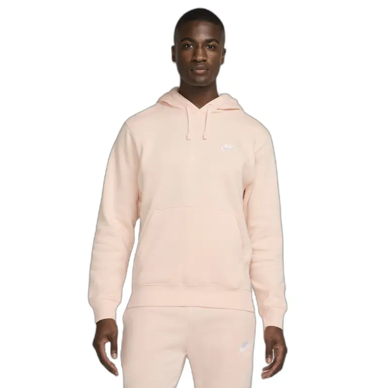 Felpa con cappuccio Nike Club Fleece Gris