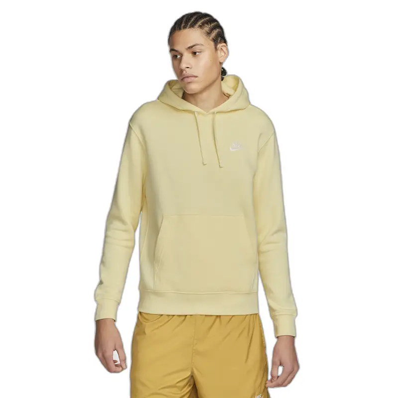 Felpa con cappuccio Nike Club Fleece Jaune