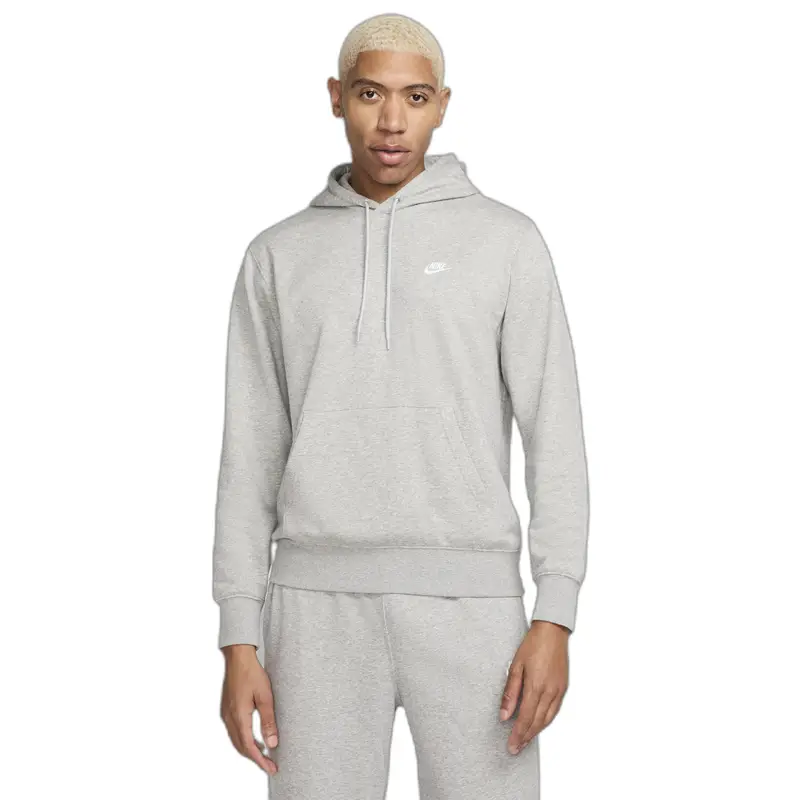 Felpa con cappuccio Nike Club Gris
