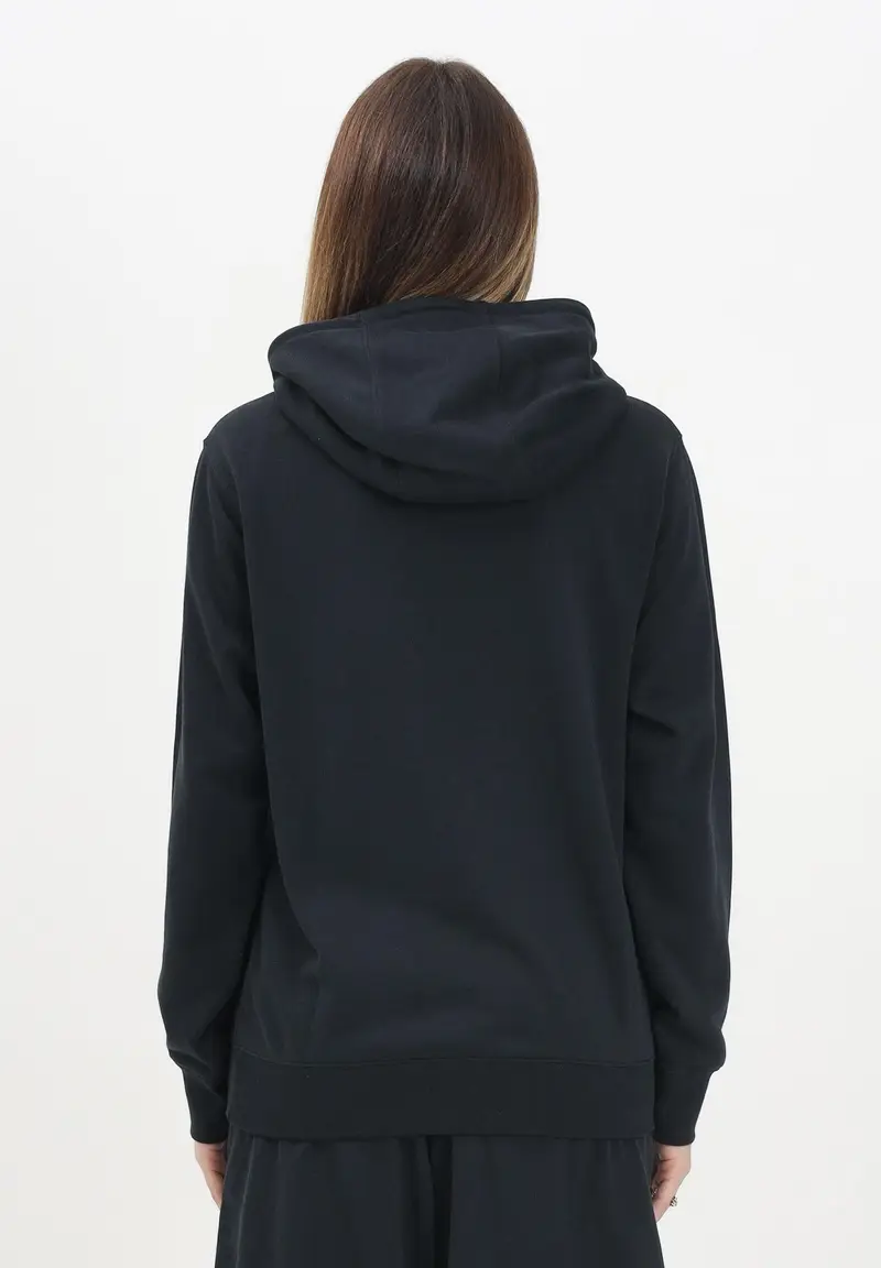 NIKE Felpa con cappuccio Nike Club nera per uomo e donna miniatura 2