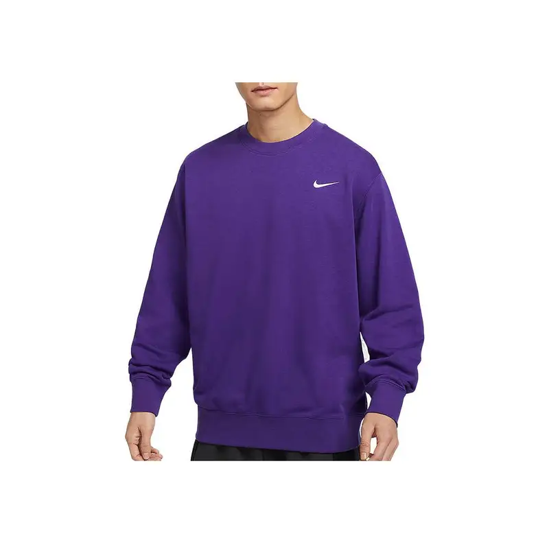 Felpa con cappuccio Nike Club Team Casual Versatile Manica Lunga Confortevole Uomo felpe Viola IB8825-547 2XL