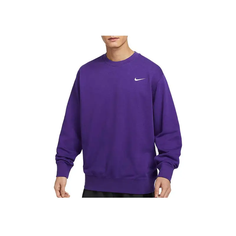 Felpa con cappuccio Nike Club Team Casual Versatile Manica Lunga Confortevole Uomo felpe Viola IB8825-547 M