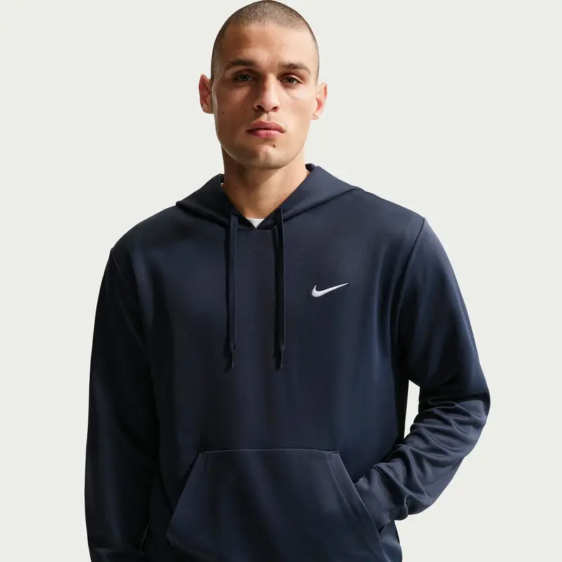 Felpa con cappuccio Nike Hyverse FLC PO Bleu