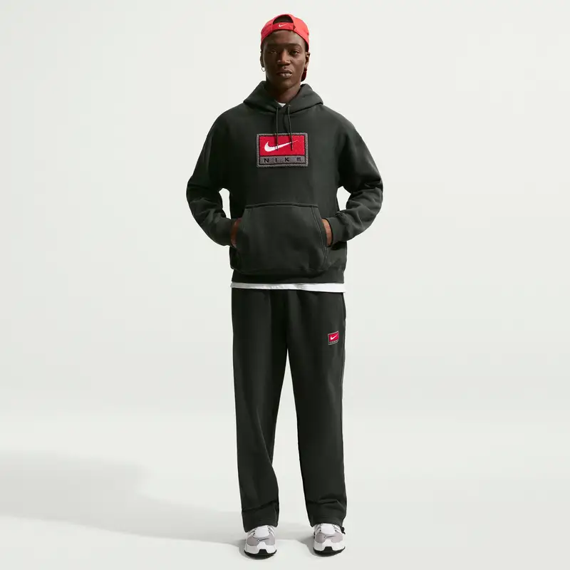 Felpa con cappuccio Nike Solo Swoosh Noir