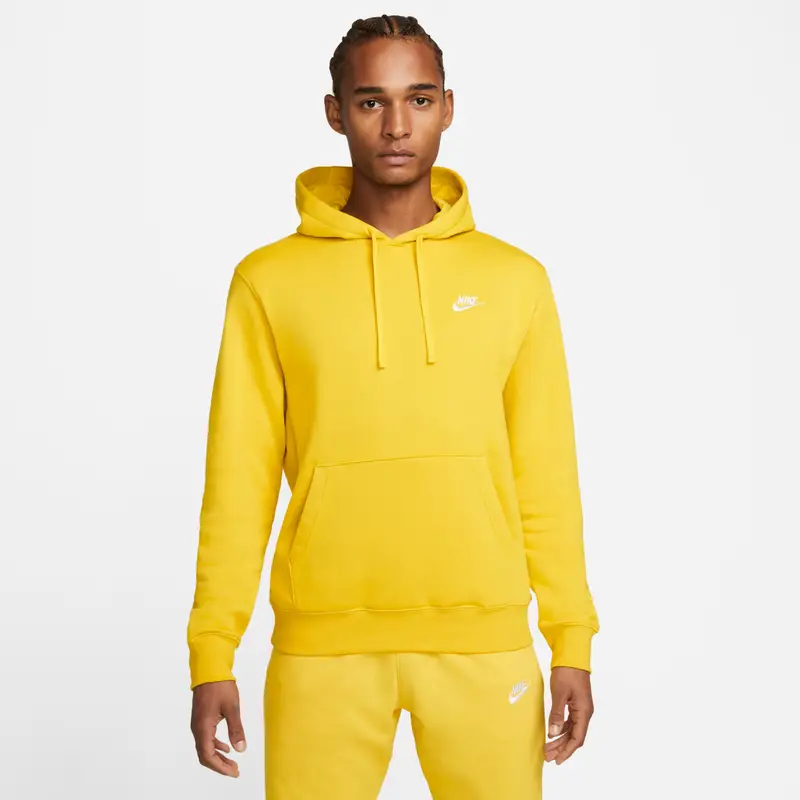 Felpa con cappuccio Nike Sportswear Club Fleece Jaune