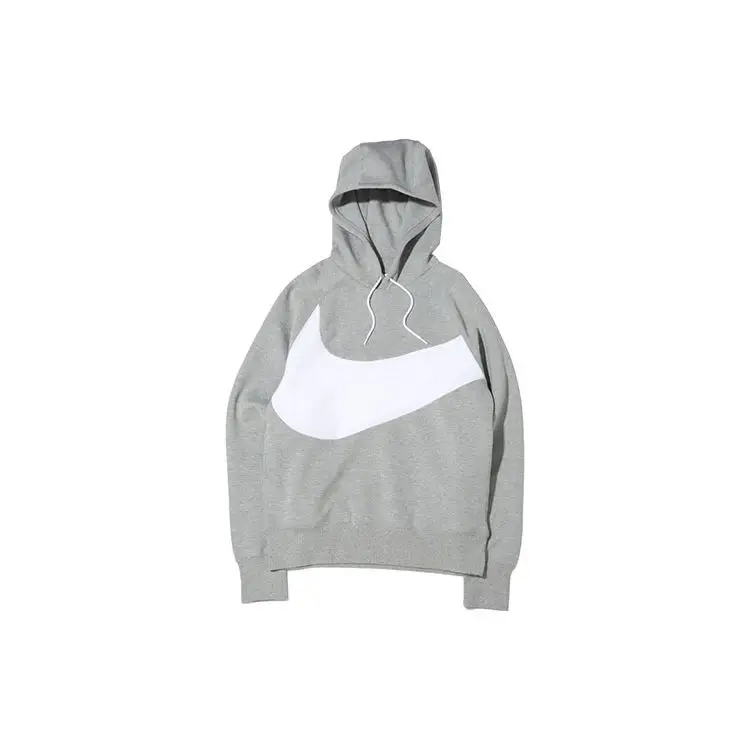 Felpa con cappuccio Nike Tech Fleece Color Block con stampa logo grande Uomo Abbigliamento sportivo Top Grigio DD8223-063 L