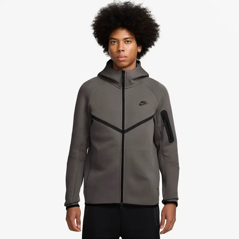 Felpa con cappuccio Nike Tech Windrunner Gris