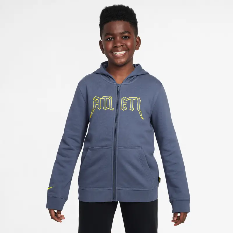 Felpa con cappuccio per bambini Atlético Madrid 2025/26 Bleu