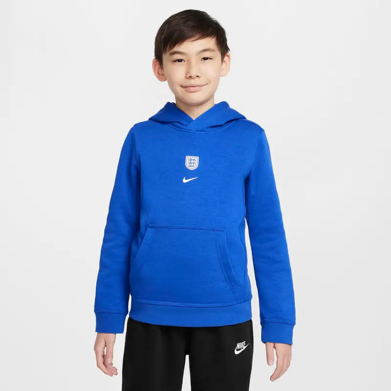 Felpa con cappuccio per bambini Nike Angleterre Club Bleu