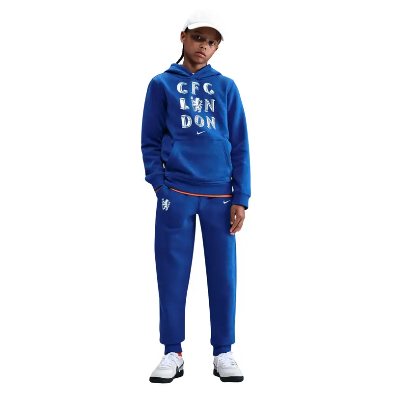 Felpa con cappuccio per bambini Nike Chelsea FC Club Bleu