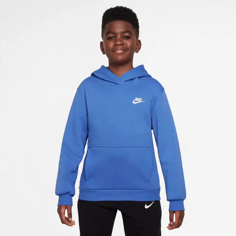 Felpa con cappuccio per bambini Nike Club Fleece Bleu