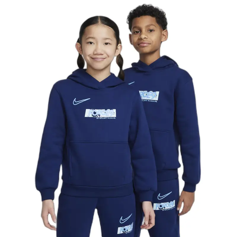 Felpa con cappuccio per bambini Nike Club Fleece Bleu