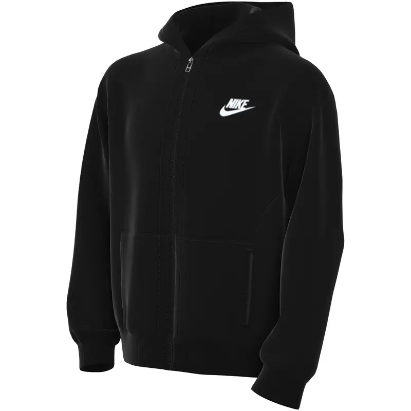 Felpa con cappuccio per bambini Nike Club Fleece Noir