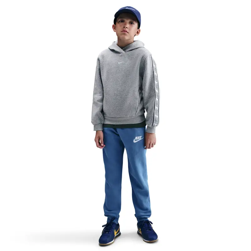 Felpa con cappuccio per bambini Nike Club+ Gris