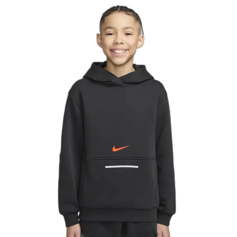 Felpa con cappuccio per bambini Nike Club Noir