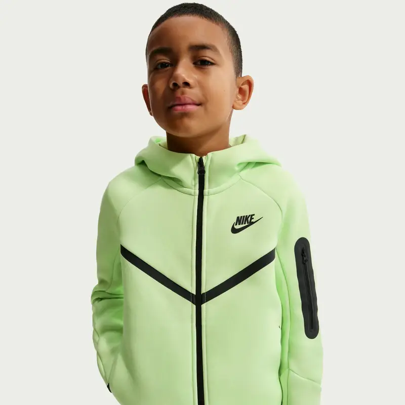Felpa con cappuccio per bambini Nike Sportswear Tech Fleece Vert