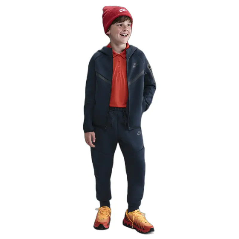 Felpa con cappuccio per bambini Nike Tech Fleece Bleu