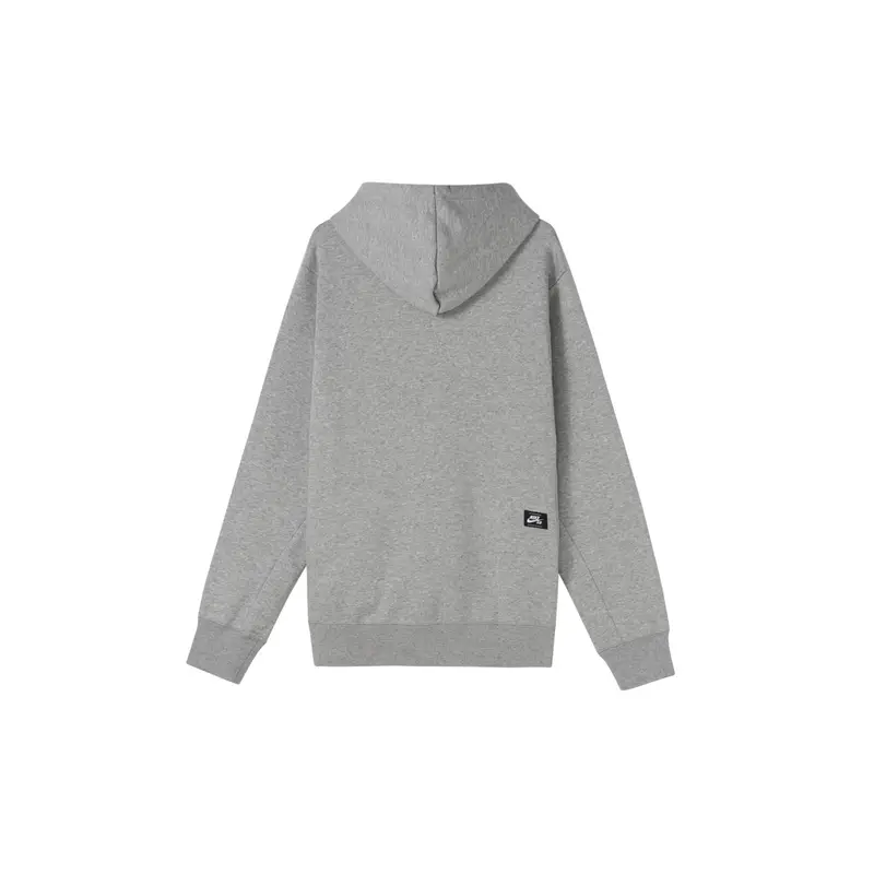 Felpa con cappuccio pullover casual da uomo serie Nike Skateboarding Tops Grigio AJ9734-063 XL miniatura 2