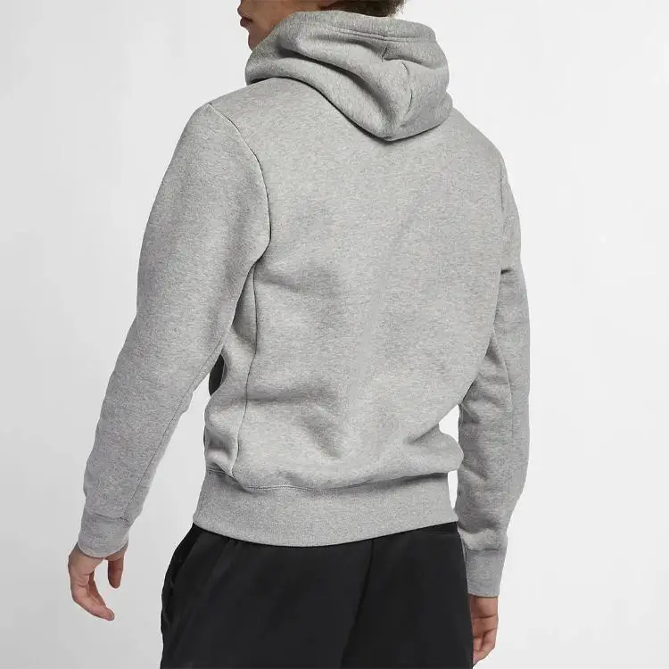 Felpa con cappuccio pullover casual da uomo serie Nike Skateboarding Tops Grigio AJ9734-063 XL miniatura 3