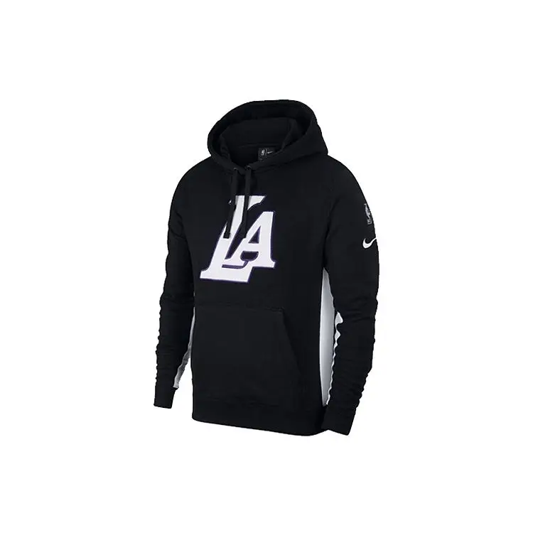 Felpa con cappuccio pullover NBA Nike Los Angeles Lakers Uomo Felpa Nera AJ2858-011 M