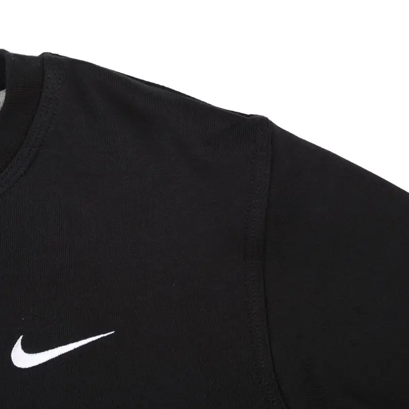 Felpa con cappuccio semplice casual sportiva in maglia Nike comoda traspirante ricamata da uomo felpa Nera 637903-010 M miniatura 2