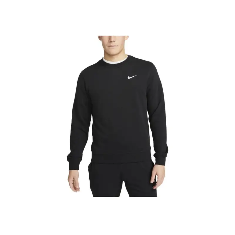 Felpa con cappuccio semplice casual sportiva in maglia Nike comoda traspirante ricamata da uomo felpa Nera 637903-010 M miniatura 3