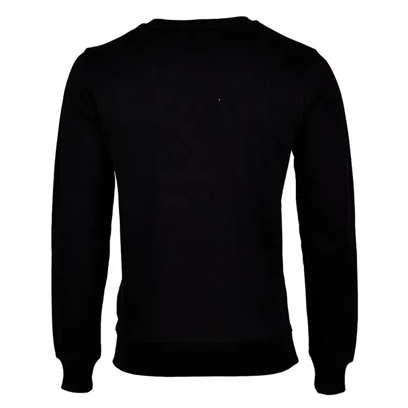 Felpa con cappuccio semplice casual sportiva in maglia Nike comoda traspirante ricamata da uomo felpa Nera 637903-010 M miniatura 4
