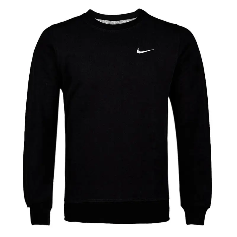 Felpa con cappuccio semplice casual sportiva in maglia Nike comoda traspirante ricamata da uomo felpa Nera 637903-010 XXL