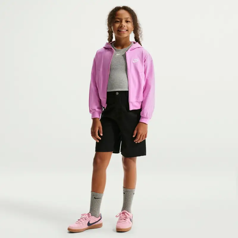 Felpa con cappuccio zip a ragazza Nike Rose