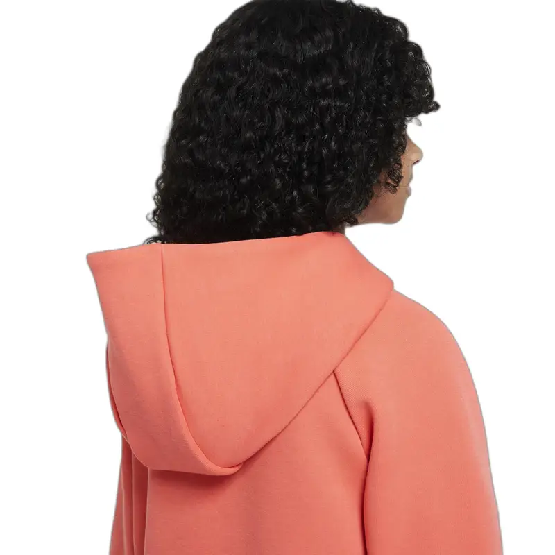 Felpa con cerniera a cappuccio da bambina Nike Tech Fleece Orange