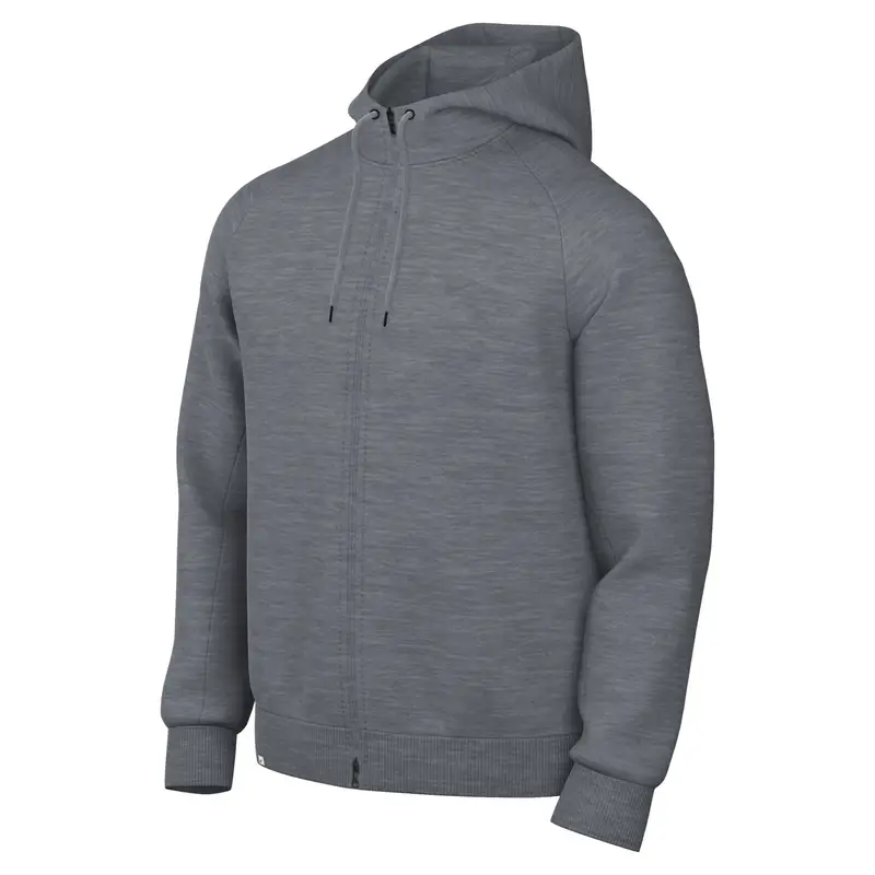 Felpa con cerniera a cappuccio Nike Primary Gris