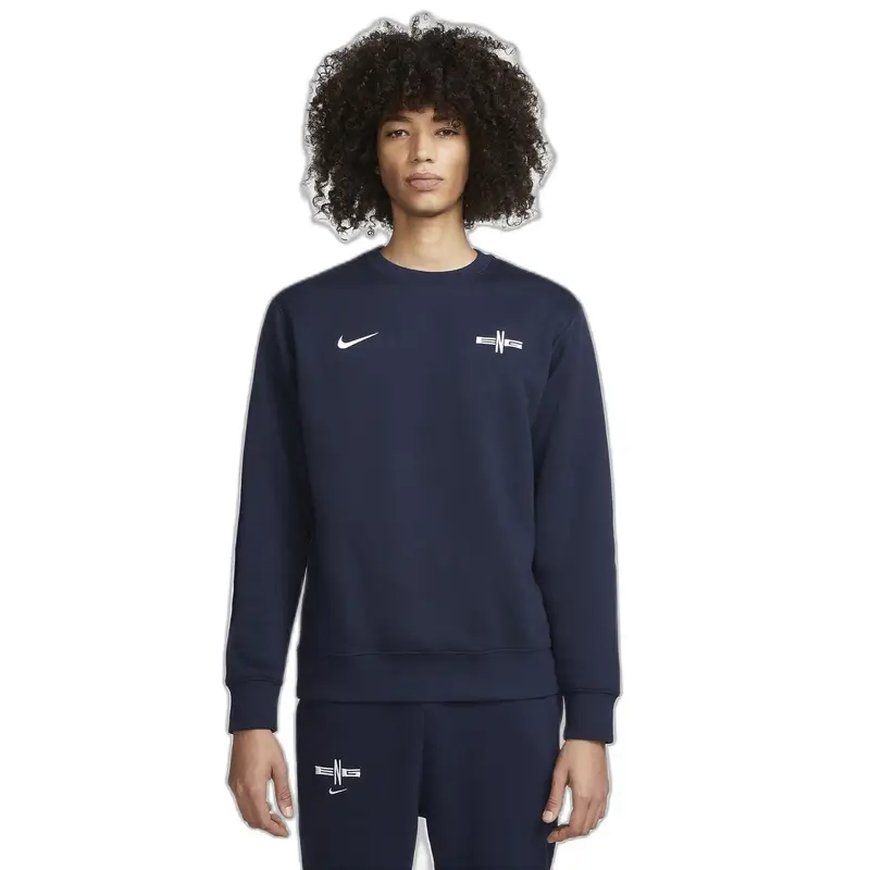 Felpa con scollo rotondo Angleterre Club BB Fund Bleu