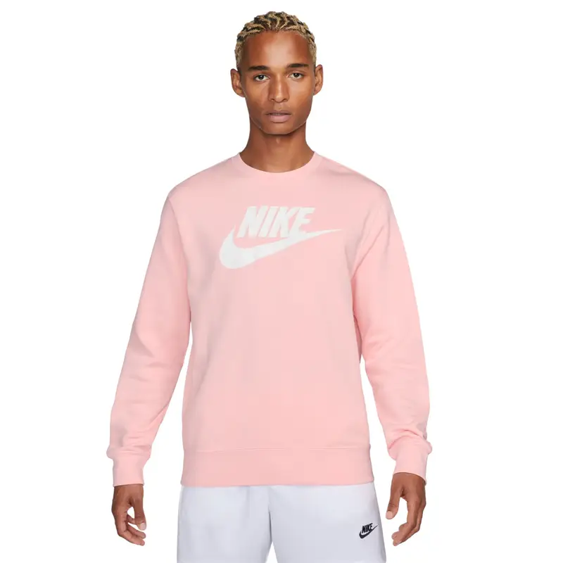 Felpa con scollo rotondo Nike Club BB GX Rose