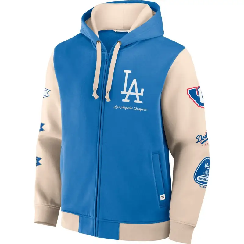 Felpa con zip intera Dodgers 1958-71