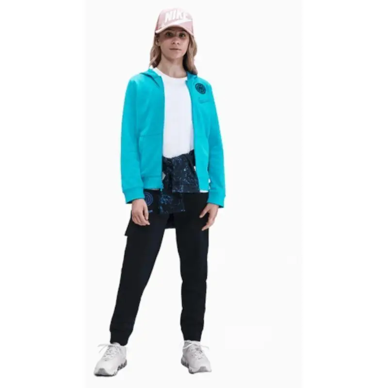 Felpa con zip per bambini Inter Milan FT Club 2024/25 Bleu