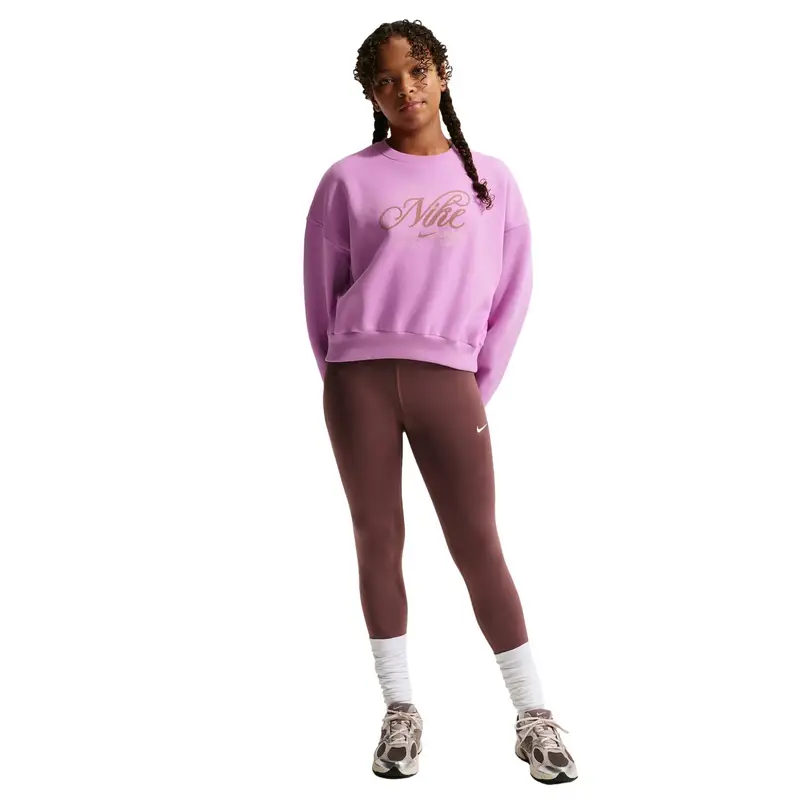 Felpa da bambina Nike Sportswear Club Fleece Rose