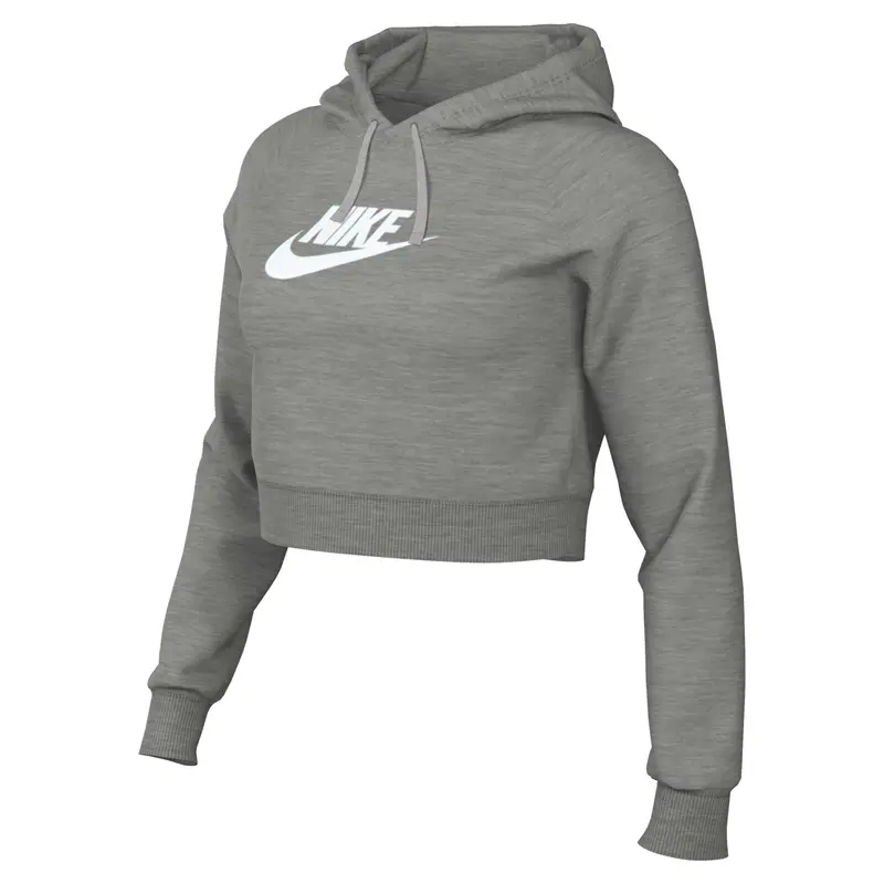 Felpa da donna con cappuccio Nike Sportswear Club Gris