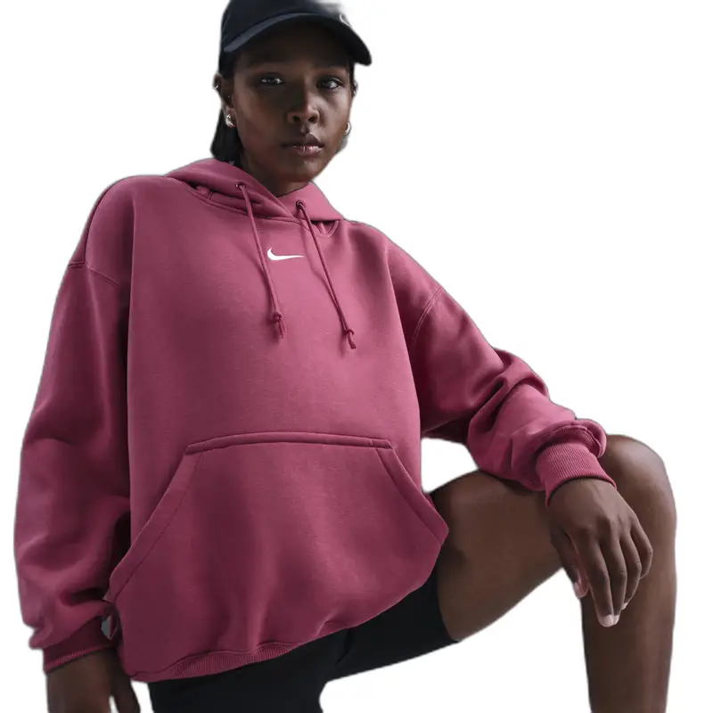 Felpa da donna Nike Phoenix Fleece Rouge