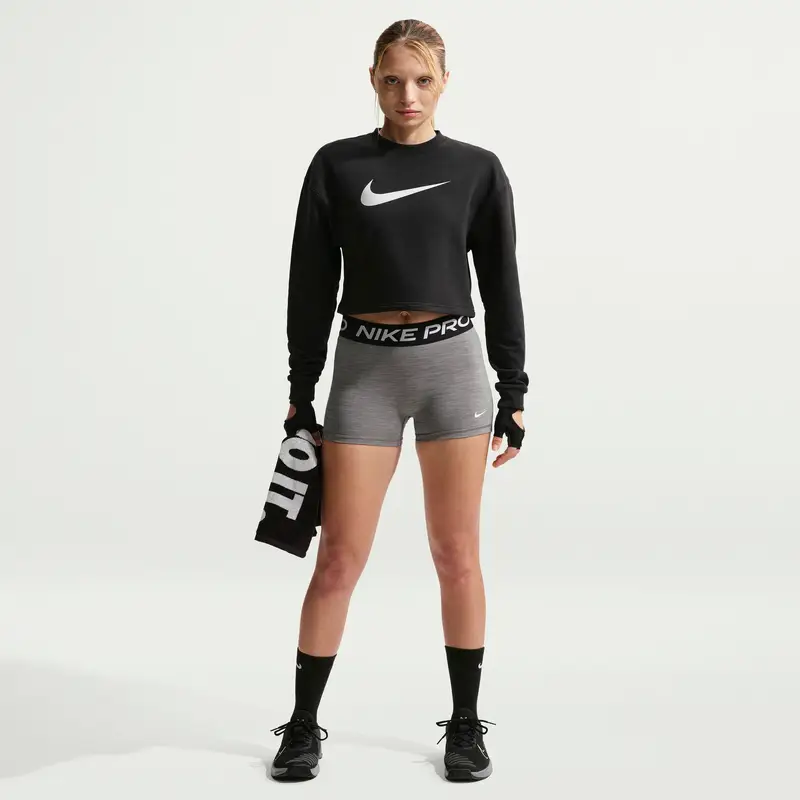 Felpa da donna Nike Pro Noir