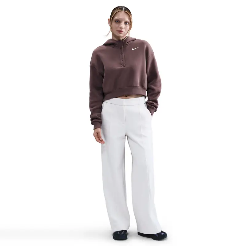 Felpa da donna Nike Sportswear Phoenix Fleece Marron