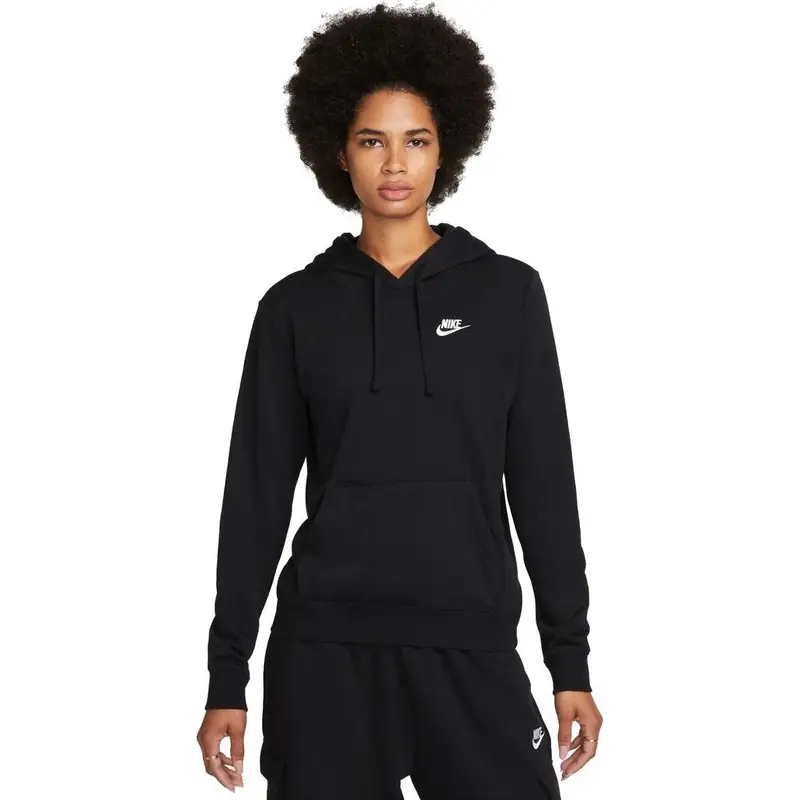 Felpa donna nike sportswear club fleece - nero | Nike