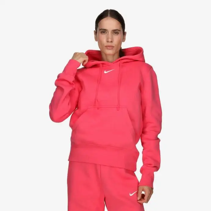 Felpa donna nike sportswear phoenix fleece - fucsia | Nike Rosa fucsia